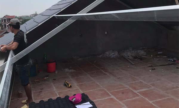 cách chống dột mái tôn bằng nhựa đường