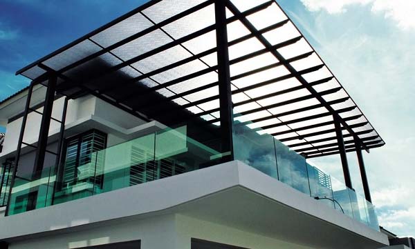 chiều cao mái tôn sân thượng đúng