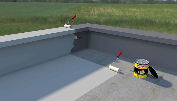 chống thấm máng xối bê tông hiệu quả