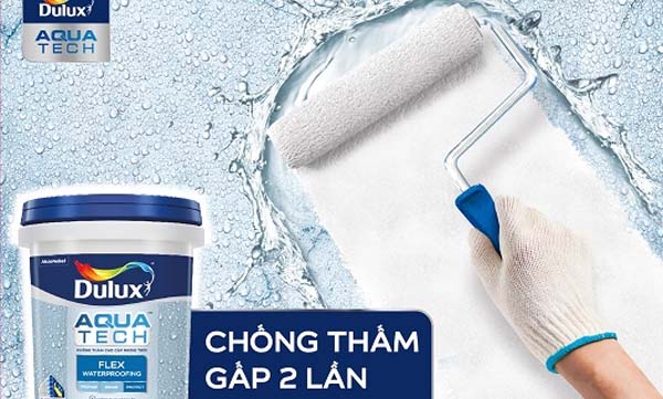 Chống thấm Dulux Y65 20kg dùng được mấy mét vuông