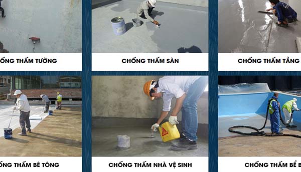 Dịch vụ chống thấm Quận 5 có thợ nhanh làm chất lượng