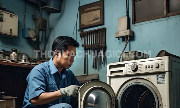 Thợ sửa máy giặt phường Bình Lợi Trung mới liên hệ 10 phút thợ tới