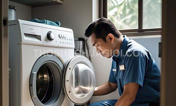 Thợ sửa máy giặt phường Đông Hưng Thuận mới gọi 20 phút có thợ nhanh