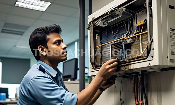 Thợ sửa máy lạnh tại Bình Thạnh giá rẻ 15 phút có thợ