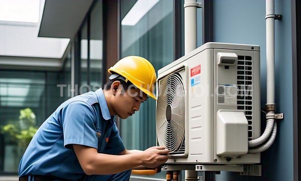 dịch vụ Thợ sửa máy lạnh xã Hưng Long
