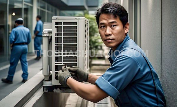 thợ sửa máy lạnh phường Bình Đông