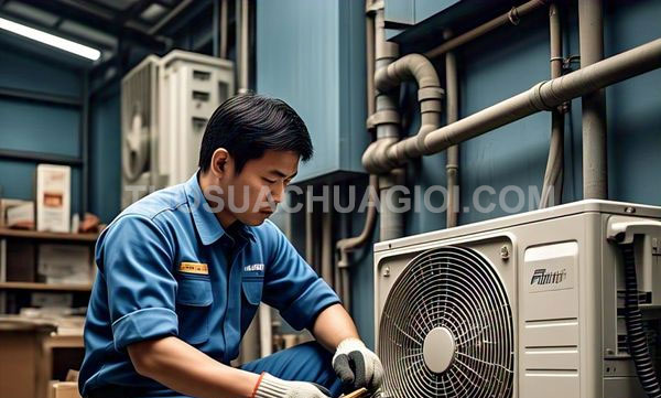 Thợ sửa máy lạnh tại phường An Hội Đông