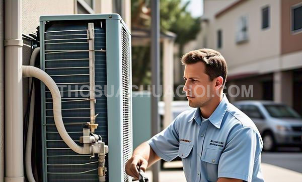 Thợ sửa máy lạnh tại phường Hòa Bình