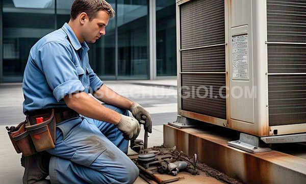 thợ sửa máy lạnh tại phường Hòa Hưng