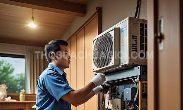 Thợ sửa máy lạnh phường Khánh Hội mới giá rẻ 15 phút có thợ
