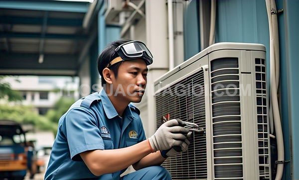 Thợ sửa máy lạnh xã Thái Mỹ mới có thợ nhanh 25 phút tại nhà