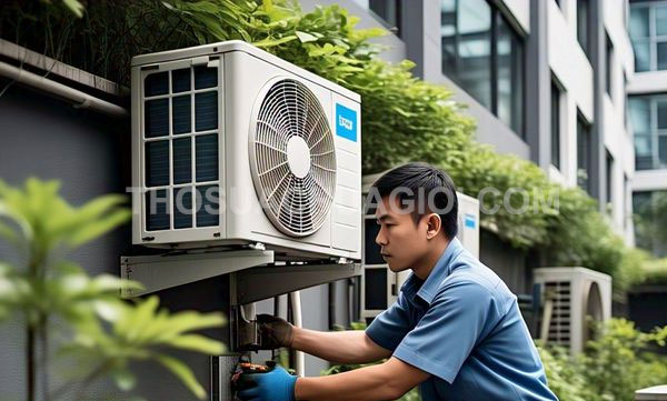 thợ sửa máy lạnh xã Bà Điểm