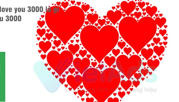 3000 trong tình yêu là gì