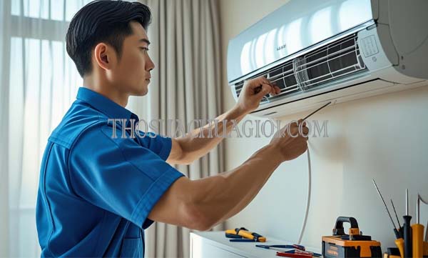 Thợ sửa máy lạnh phường Bình An cũ làm chuyên nghiệp