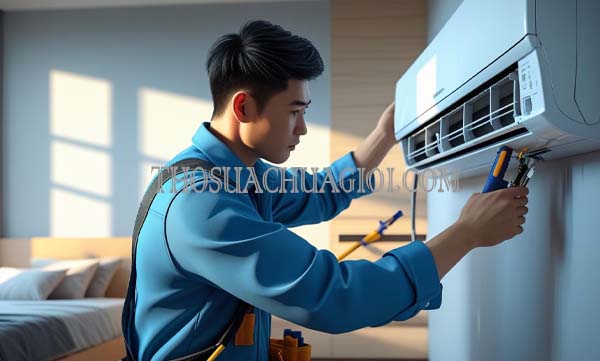 dịch vụ thợ sửa máy lạnh phường bình khánh tại nhà