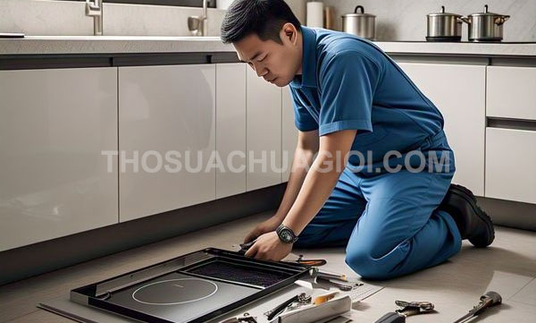 dịch vụ Thợ sửa bếp từ phường Long Bình