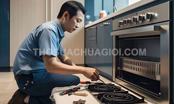dịch vụ Thợ sửa bếp từ phường Long Trường