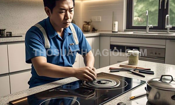 Thợ sửa bếp từ xã Hóc Môn mới chỉ 25 phút thợ đến tận nhà