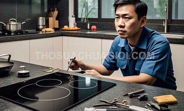 Thợ sửa bếp từ xã Nhuận Đức mới gọi 20 phút có thợ nhanh