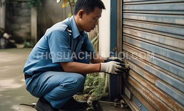 Thợ sửa cửa cuốn phường An Phú mới tại nhà gọi 30 phút có thợ