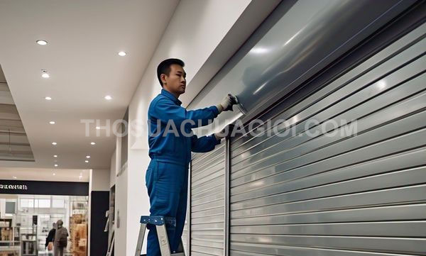 Thợ sửa cửa cuốn phường Bình Hòa mới chuyên nghiệp 15 phút có thợ