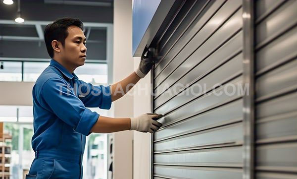 Thợ sửa cửa cuốn phường Đông Hòa mới giá rẻ 15 phút có thợ
