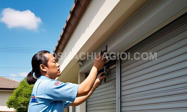 Thợ sửa cửa cuốn phường Tân Thuận mới chỉ 25 phút thợ đến tận nhà