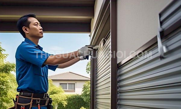 Thợ sửa cửa cuốn xã Tân An Hội mới giá rẻ 15 phút có thợ
