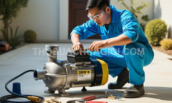 dịch vụ Thợ sửa máy bơm nước phường Tây Thạnh