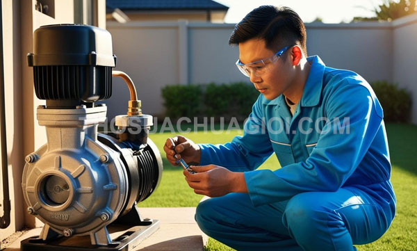 Thợ sửa máy bơm nước xã Hưng Long mới giá rẻ 15 phút có thợ