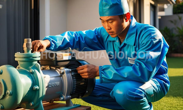 dịch vụ Thợ sửa máy bơm nước xã Nhuận Đức