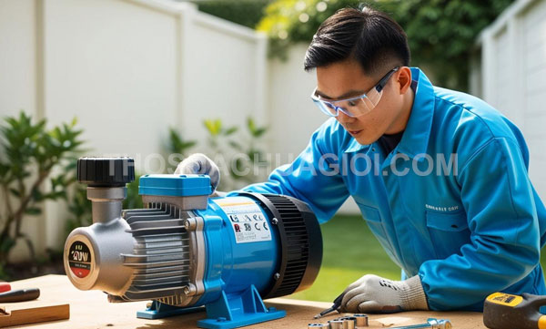 Thợ sửa máy bơm nước xã Thái Mỹ mới uy tín gọi 30 phút hổ trợ ngay