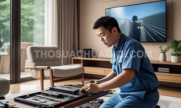 Thợ sửa tivi tại nhà Dĩ An chất lượng gọi 20 phút có mặt
