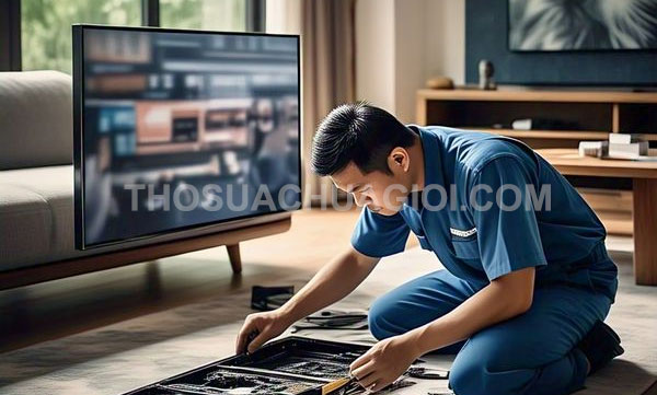 Thợ sửa tivi tại nhà phường Long Bình mới chỉ 25 phút thợ đến tận nhà