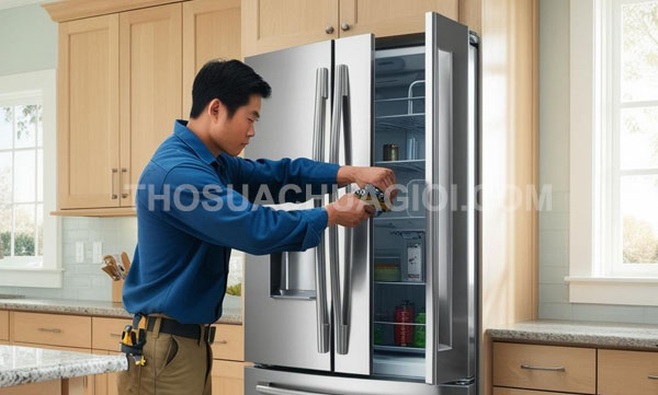 Thợ sửa tủ lạnh xã Bà Điểm mới liên hệ 10 phút thợ tới