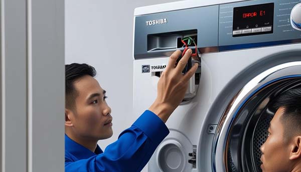 lỗi e51 máy giặt toshiba