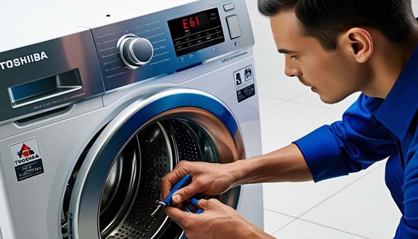 sửa lỗi e61 máy giặt toshiba