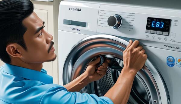 lỗi e83 máy giặt toshiba