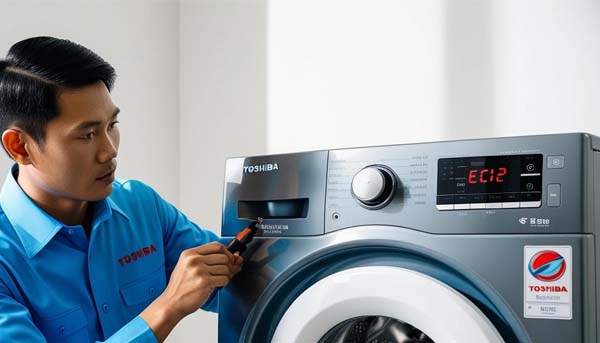 lỗi ec12 máy giặt toshiba