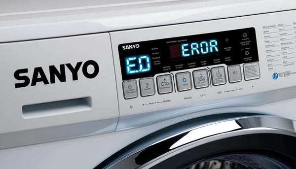 lỗi ed máy giặt sanyo