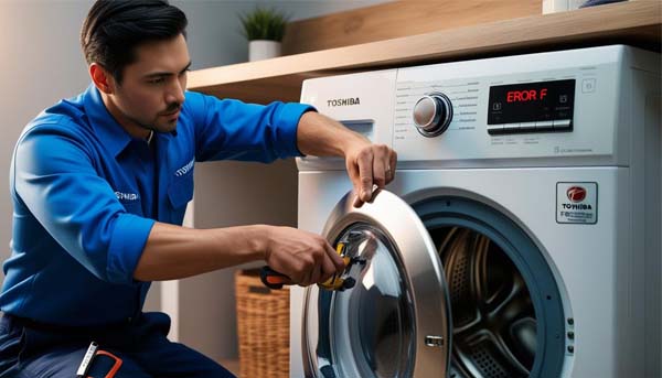 lỗi f máy giặt toshiba