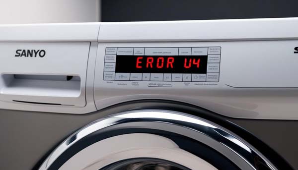 lỗi u4 máy giặt sanyo