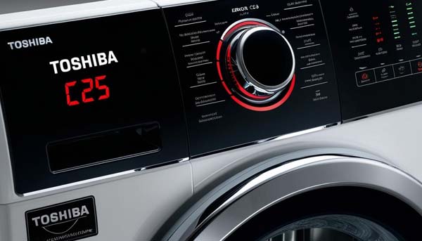 nguyên nhân lỗi c25 máy giặt toshiba