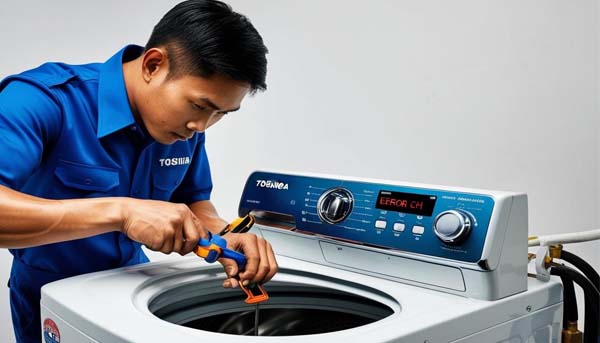 Lỗi CH máy giặt Toshiba nguyên nhân và cách xử lý