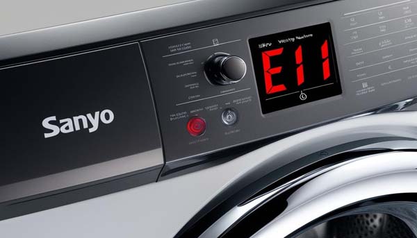 Lỗi E11 máy giặt Sanyo và cách xử lý chính xác