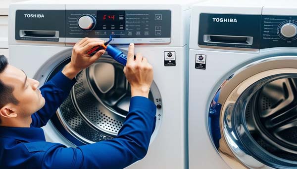 lỗi e4 máy giặt toshiba