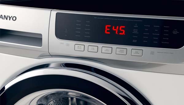 Lỗi E45 máy giặt Sanyo cách khắc phục nhanh nhất