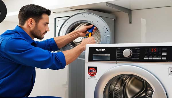 nguyên nhân lỗi e5 máy giặt toshiba