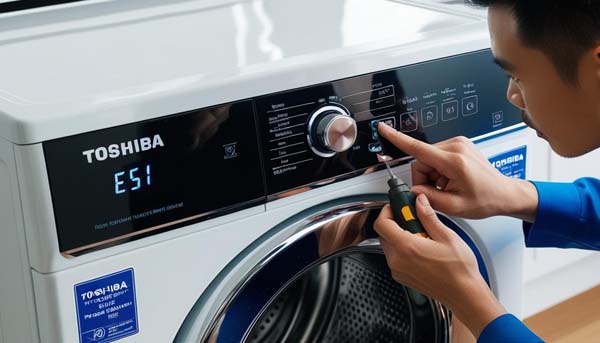 Lỗi E51 máy giặt Toshiba và cách xử lý chính xác