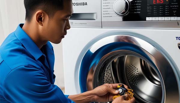 ngyên nhân lỗi e63 máy giặt toshiba
